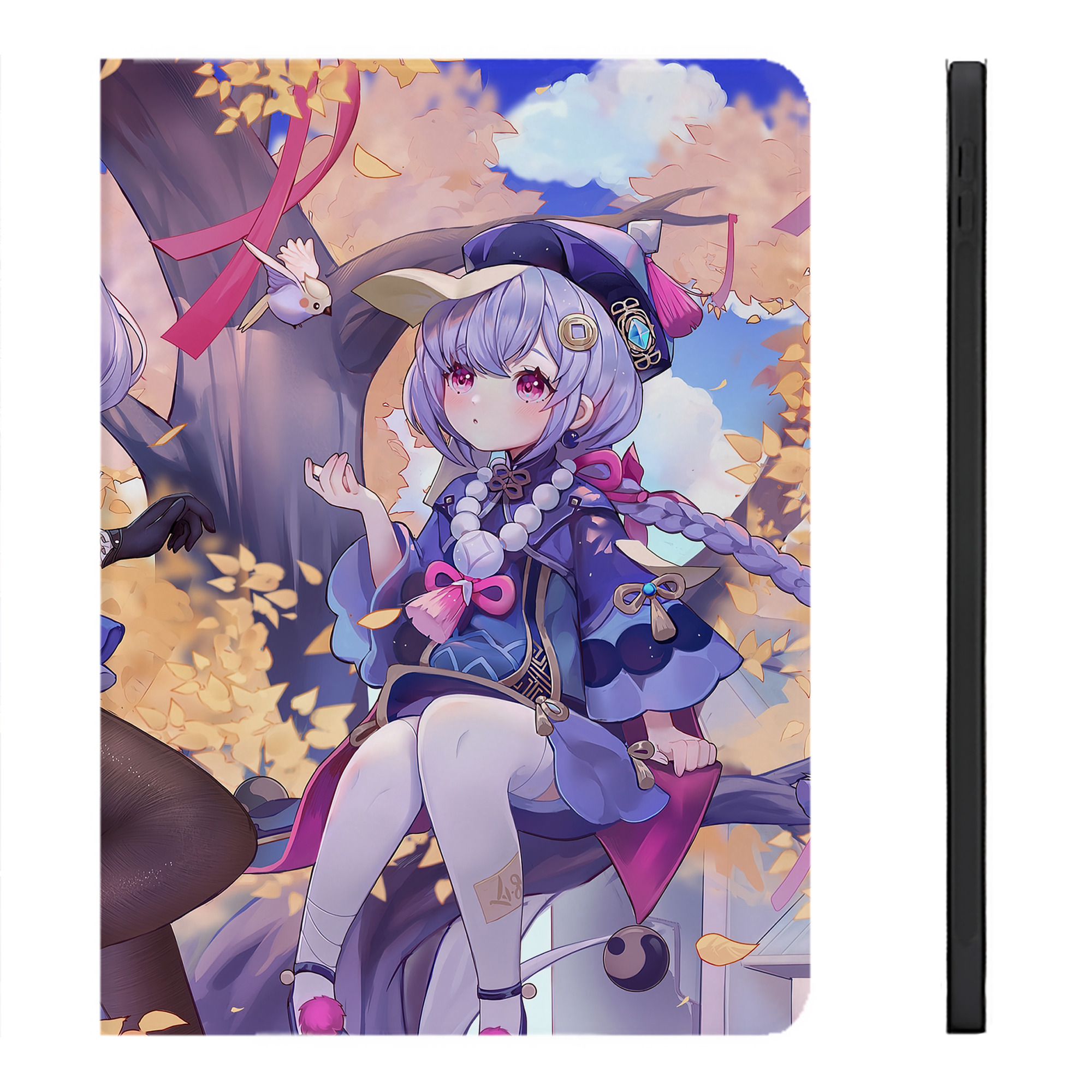 げんし神 genshin IPadケース ペンホルダー付き ブックスタイルデザイン